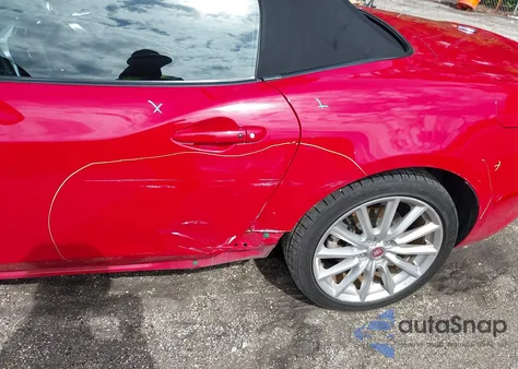 2017 Fiat 124 Spider Lusso from USA, damaged, VIN JC1NFAEK8H0106144